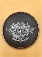 Harley-Davidson Coasters & Winston Ashtrays Set