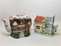 Two Andrea By Sadek Ceramic Teapots