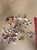 Huge lot vintage miniature Christmas items