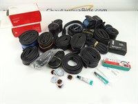 Lot of Tire Tubes & Repair Supplies