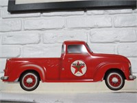 NEWER TEXACO TRUCK SHAPED TIN METAL SIGN