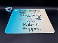 12" x 10" Inseperation quote mouse pad