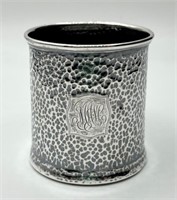 Small Monogrammed Sterling Cup with Handle