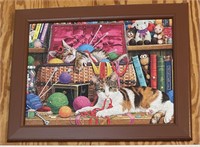 FRAMED "KITTIES" PUZZLE