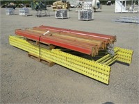 Pallet Racking, 4 Uprights and 12 Cross Beams