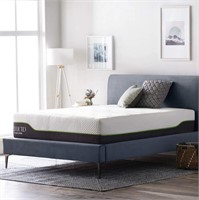 LUCID 12 Inch Queen Latex Hybrid Mattress