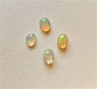 Genuine Fire Opal Gemstones (#4 Total)