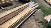 20 FOOT 2 X 6" BOARDS, 16 FOOT 2 X 4" BOARDS