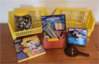 Stackable organizers, Easter egg coloring kit,
