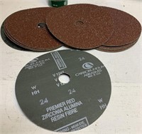 10- sanding discs 7"