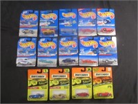 New Hot Wheels & Matchbox 16 car Lot in packages