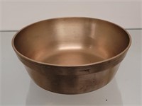 Chinese Brass Singing Bowl  Signed 6 1/4 x