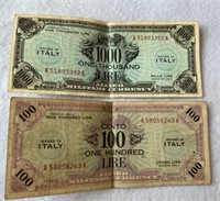 Italy / Allied Military Currency 1943
