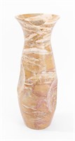 Large Tan and Pink Marble Decanter