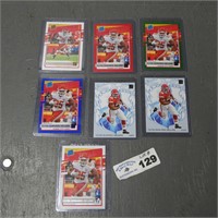 Lot of Clyde Edwards-Helaire 2020 RC Rookie Cards
