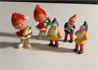 Vintage Christmas Elves and Gnomes
