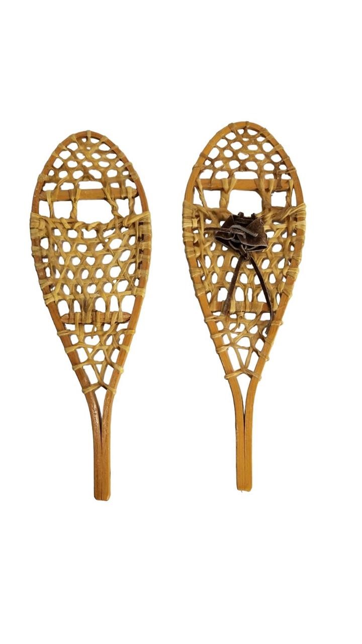 Vintage Mini Canadian Snow Shoes