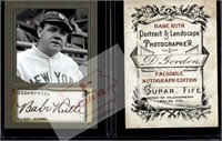 Babe Ruth D Gordon facsimile auto