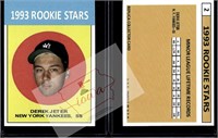 Derek Jeter 1993 Rookie Stars promo card