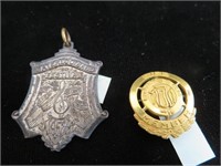 1952 Waterloo band and gold pin