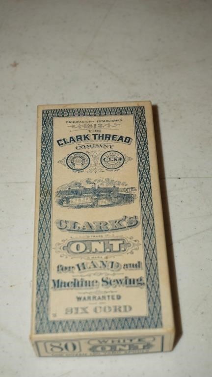 Vintage Clark's Thread in Original Box