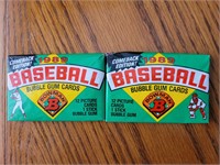 (2) 1989 Bowman Baseball Packs