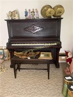 Smith & Barnes piano and bench decor not