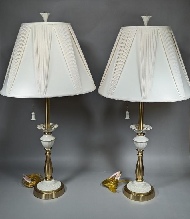 Pair Lenox Table Lamps