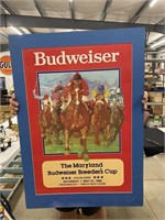 Budweiser Breeders Cup Cardboard Poster