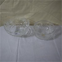 3pcs Pressed Glass