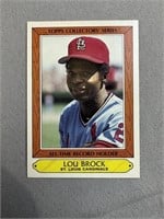 Topps Collectors Series Card Lou Brock 1985