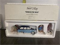 Dept. 56 Snow Village "Stuck in the snow" Ceramic