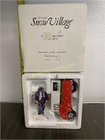Dept. 56 Snow Village "Special delivery" Ceramic