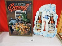 Busch Beer, Colders 29 Advertising Signs