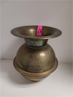 Antique Brass Union Pacific R.R. Spitoon