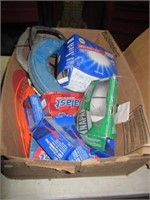 Dry cleaning pads, head lamps, brake pads, etc.