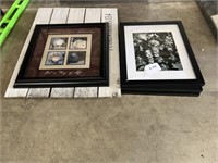 4 Framed Pictures & Wall Hanging