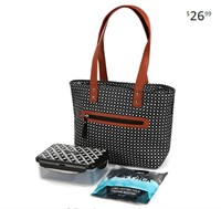 Artic Zone Insulated Lunch Tote with Lunch Set