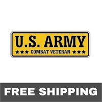 NEW Personality US Army Combat Veteran Car