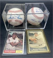 (D) Minnie Minoso and Harmon Killebrew signed