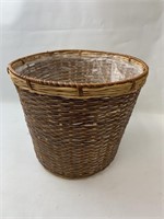 Garbage Can Wicker 12"x11"
