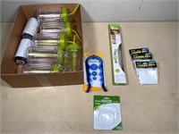 plastic drinking jars, cleaning wipes & more