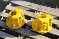 (2) John Deere 9-Bolt 3-1/2" ID Dual Hubs