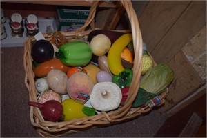 Basket of Glass Fruit