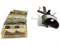 Antique Stereoscope and Stereo View Cards