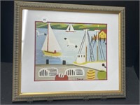 Framed Maud Lewis Decorator Print- The View from