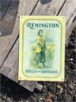 C4 Remington Metal sign  "Rifles & Shotguns"