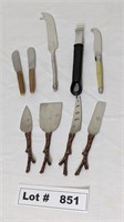VINTAGE SPREADERS, CHEESE KNIFES, AND SERVING UTEN
