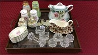 Group Including Vintage Tray w/ Various Salt &