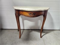 Marble Top Curved Top Table